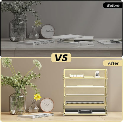 Supeasy 5 Trays Paper Organizer Letter Tray