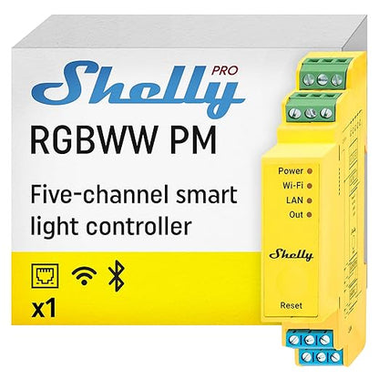 Shelly Pro RGBWW PM | Wi-Fi & LAN Smart Remote Control
