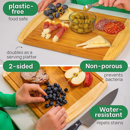 GREENER CHEF 15 Inch Medium Cutting Board
