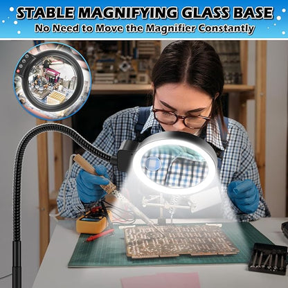 30X 10X Large Floor Magnifying Glass