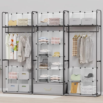 HOMIDEC Closet Organizers and Storage, 9 Cube Storage Organizer, Portable