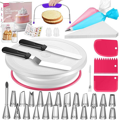 Syntus 65 PCs Cake Decorating Kit