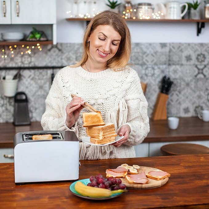 Toaster Tongs With Magnet | Bamboo Kitchen Utensils