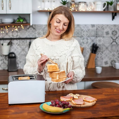 Toaster Tongs With Magnet | Bamboo Kitchen Utensils