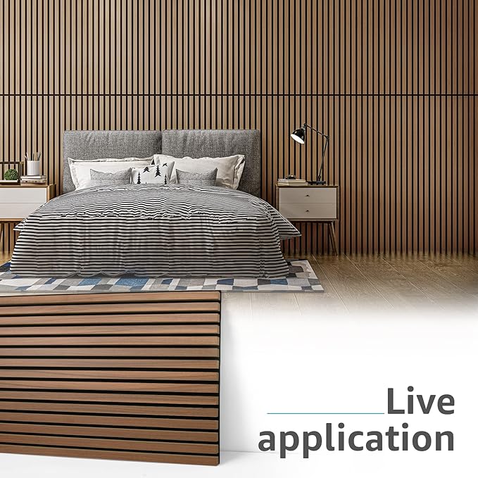 Art3d 2 Wood Slat Acoustic Panels