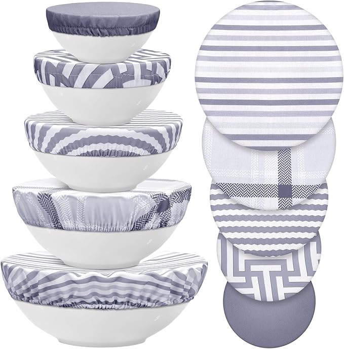 10 Pack Cloth Bowl Covers for Bread Rising