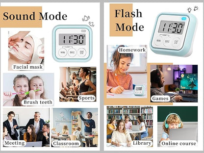 Timer, Kitchen Timers for Cooking Classroom Timer for Kids Teachers Digital