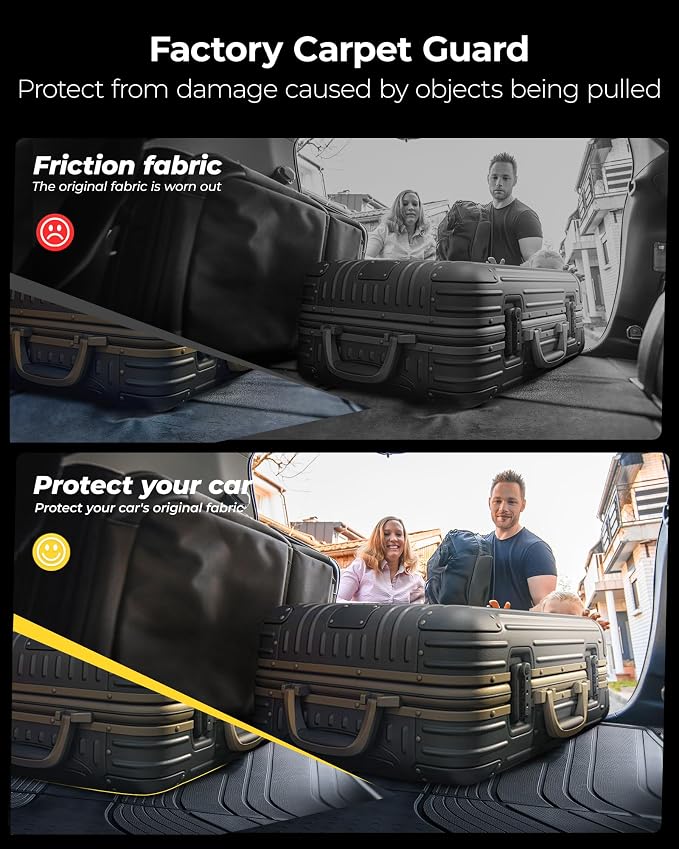 3W Cargo Liner Fit for 2024 2025 2026 Crosstrek/2024 2025 2026 Impreza, All Weather TPE Heavy Duty Trunk Liner Custom Fit for Crosstrek & Impreza Accessories (NOT for Hybrid)