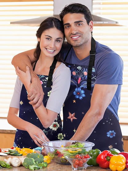 Bencailor 6 Pcs Spring Kitchen Aprons