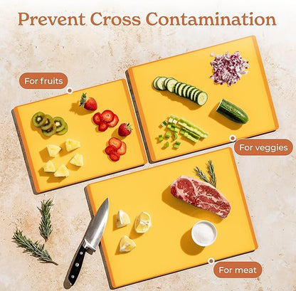 SMIRLY Plastic Cutting Board Set