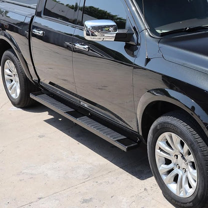 COMNOVA 6 Inches Double Cab Running Boards for 2019-2026 Chevy Silverado/GMC Sierra 1500 Double Cab, 2020-2026 Silverado/Sierra 2500HD 3500HD, Carbon Steel Silverado Running Boards Side Steps.