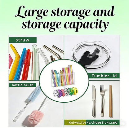 10''Straw Storage for Cabinet Door
