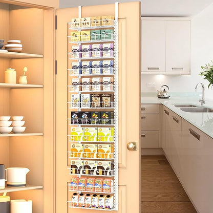 Churboro Over the Door Pantry Organizer Rack