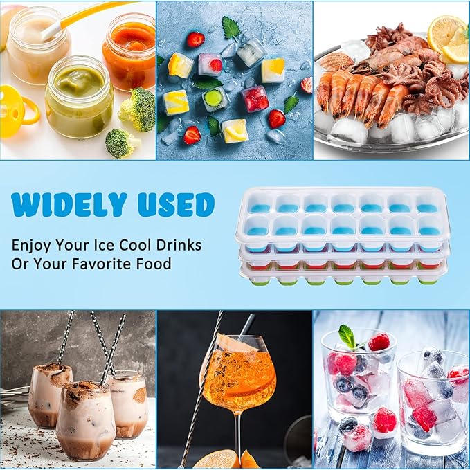 Honeydak 10 Pack 10 Pack Ice Cube Trays