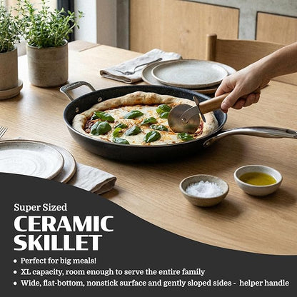Granitestone Ceraluxe 14 Inch Frying Pan