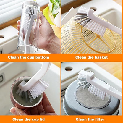 12Pcs Crevice Cleaning Brush Set, Hard Bristle Gap Cleaning Tools, Window & Car