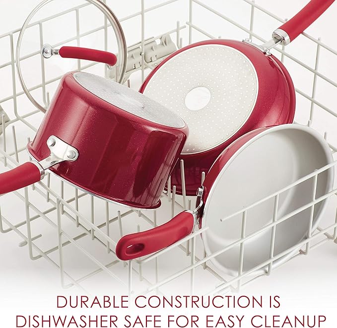 Rachael Ray Create Delicious Aluminum Nonstick Steam Set
