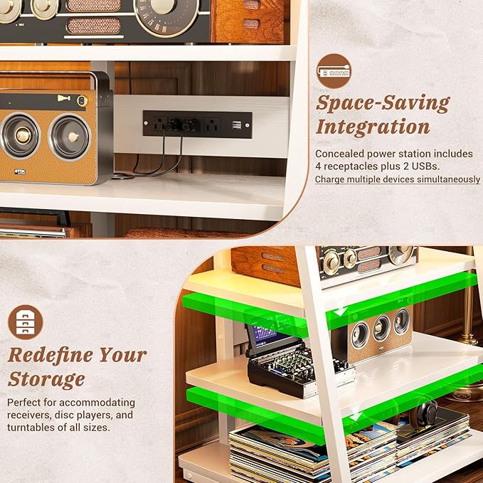 Armocity 4-Tier AV Media Stand