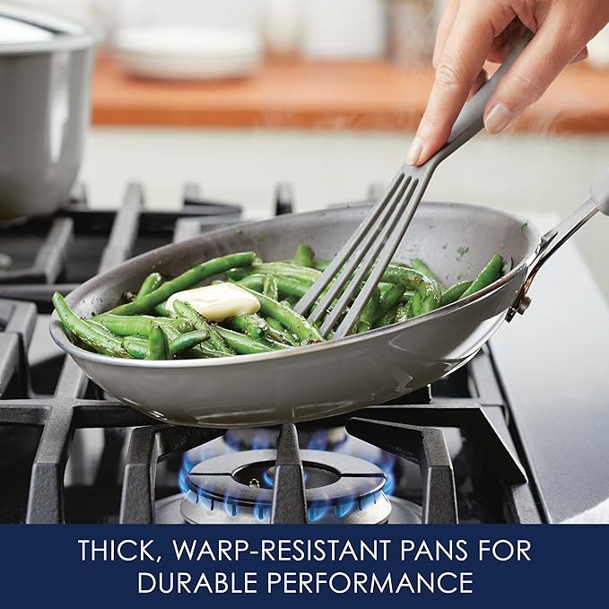 Rachael Ray Cook + Create Nonstick Frying Pan/Skillet, 10 Inch