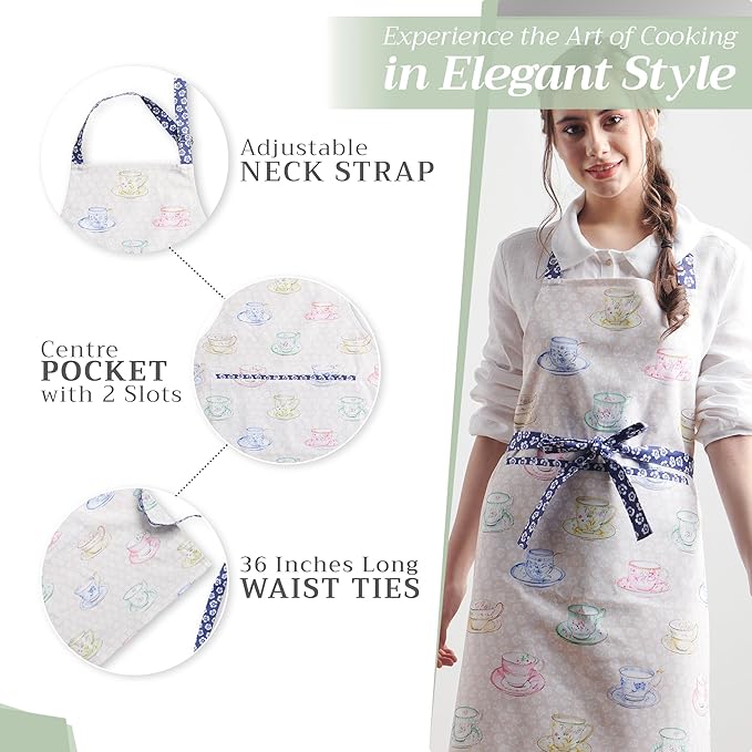 Maison d' Hermine 100% Cotton Apron