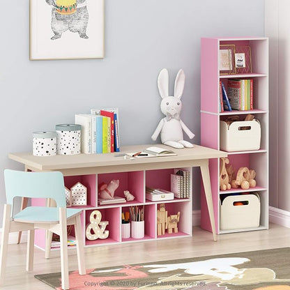 Furinno LUDER Book Shelf, 5-Tier Bookshelf, Bookcase