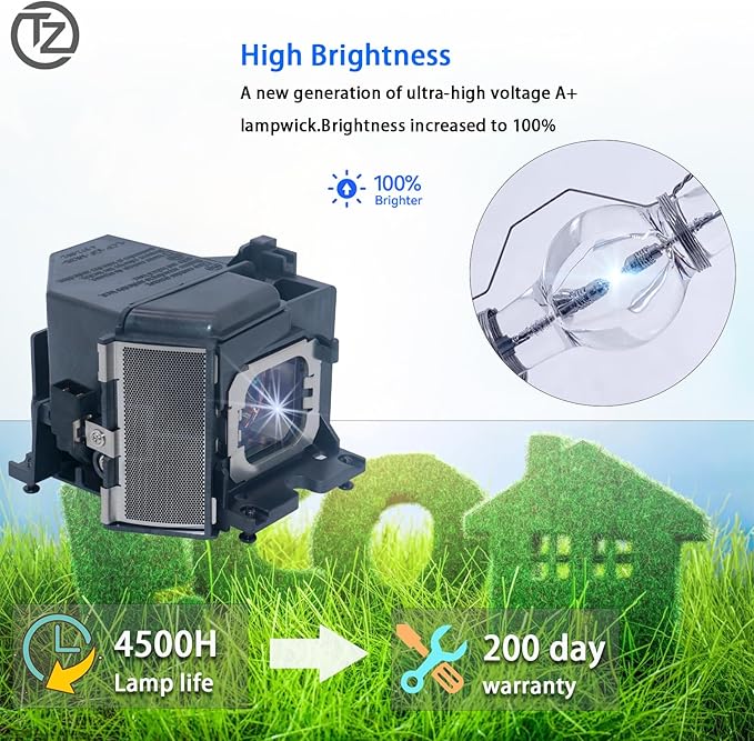 TZRSQL Original LMP-H280 Replacement Projector Lamp Bulb