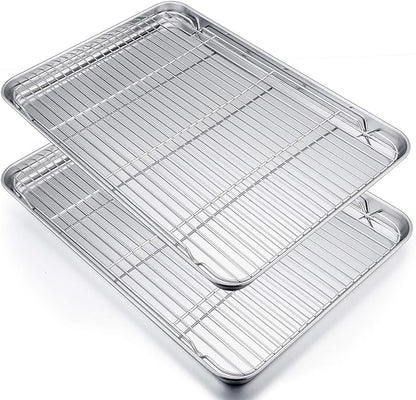 P&P CHEF 19.6 Inch Stainless Steel Baking Sheet