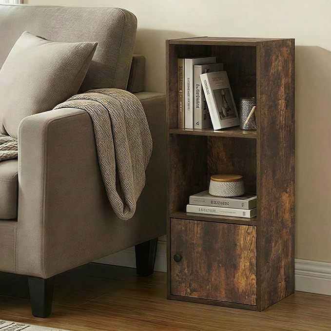 Furinno LUDER Book Shelf, 3-Tier Bookshelf