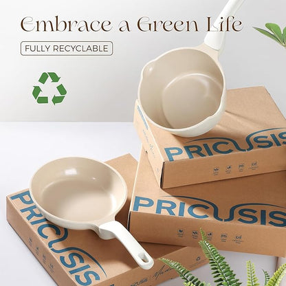 PRICUSIS Ceramic Nonstick Saucepan