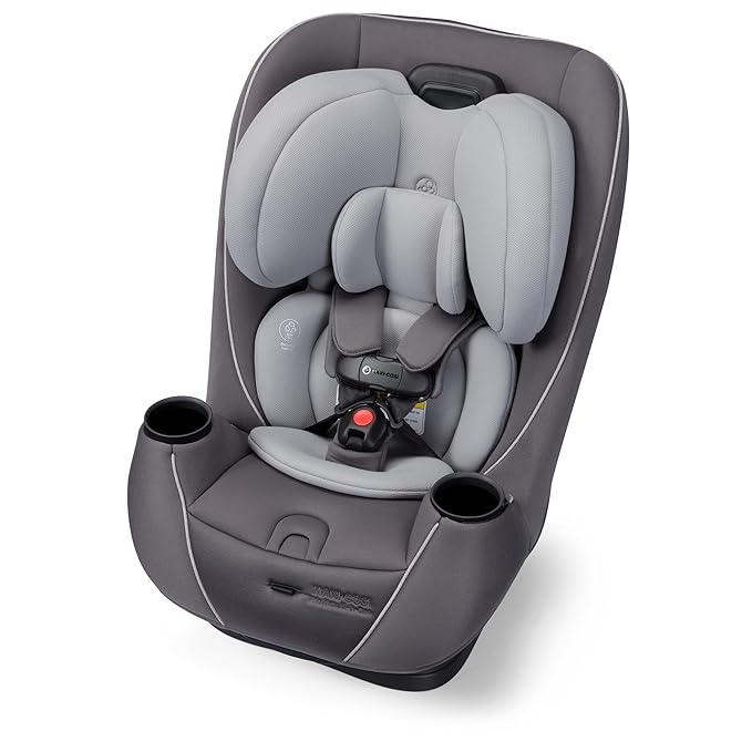 Maxi-Cosi Pria Max 3-in-1 Convertible Car Seat, Infant to Toddler Car Seat, ClipQuick Magnetic Chest Clip, Quick-Install Latch, Machine-Washable Cover, 5-100 lbs, Escargot