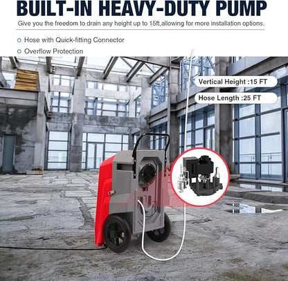 MOUNTO 180Pints Commercial Dehumidifier