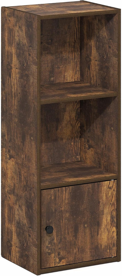 Furinno LUDER Book Shelf, 3-Tier Bookshelf
