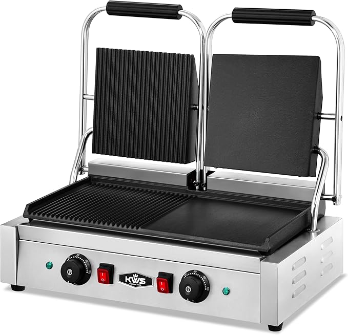 KWS CPM-23 3400W Electric Panini Press Maker