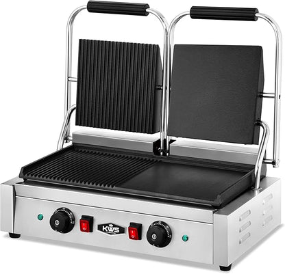 KWS CPM-23 3400W Electric Panini Press Maker