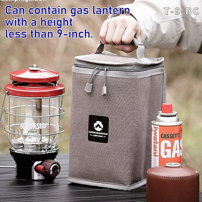 CAMPINGMOON Camping Gear Lantern Storage Case T-8,T-9