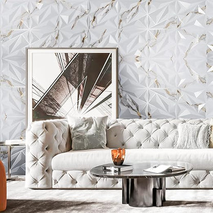 Art3dwallpanels 33 Pack 3D Wall Panel Diamond