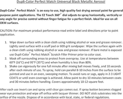 Dupli-Color EBPR00310 Perfect Match Automotive Spray Paint - Universal Gray Filler - 8 oz. Aerosol Can