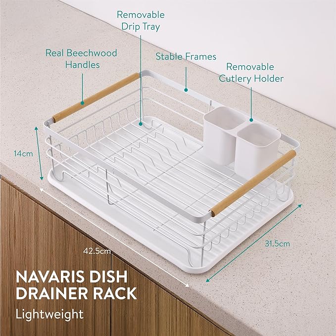 Navaris Dish Drainer Rack
