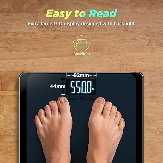 550lb Bathroom Digital Scale for Body Weight