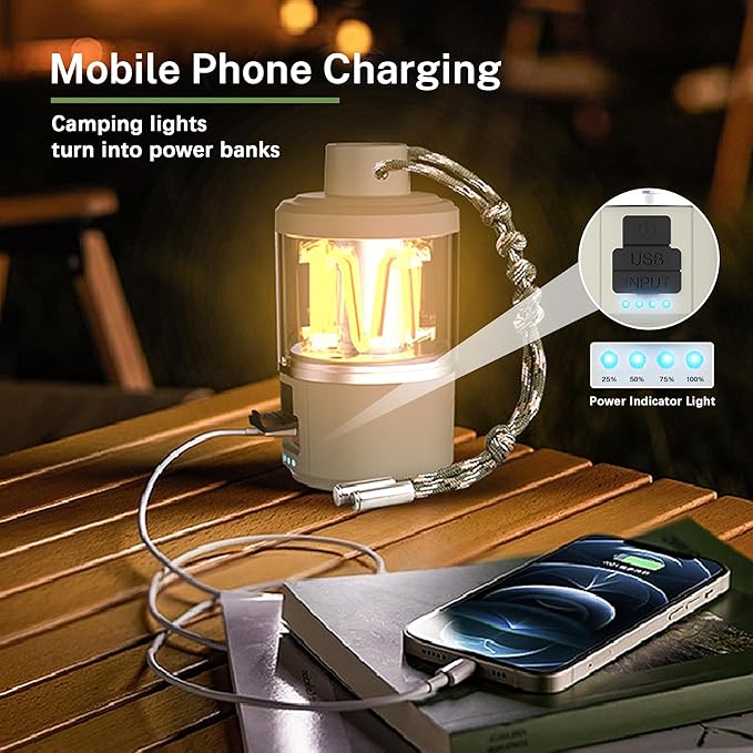 Ultra Bright LED Camping Light, Waterproof Camping Light, Portable Tent Light, Long Endurance Emergency Lighting, Outdoor Night Fishing Light