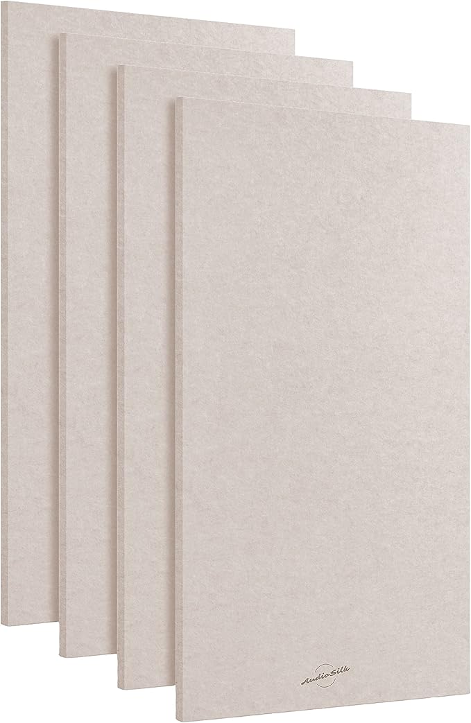AudioSilk Acoustic Panels, 4 Pack ROOM KIT