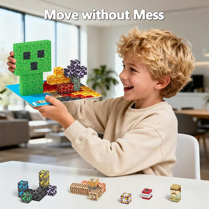 Magnetic Building Blocks 200PCS, STEM Toys Educational Magnet Cubes, Learning Sensory Toys for Kids Ages 4-12, Birthday Gifts for Boys & Girls
