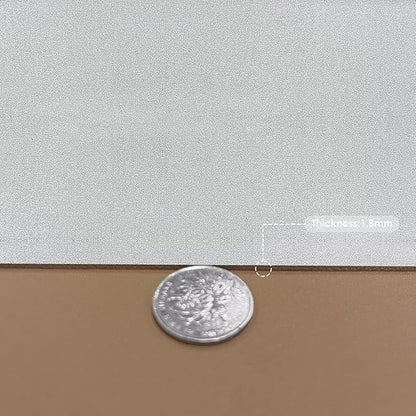 Leather Desk Mat,1.8mm Thick,16x60 Inch Desk Cover,Desk Protector Mat,Dresser Cover Top,Leather Table Cover,Side Table Cover,Office Desk Cover,Office Table Cover(Khaki+Silvery,16x60)
