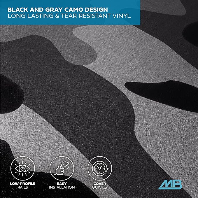 Camo Tonneau Cover for Ford F-150 2015-2026 5.5 ft Bed, All-Weather Retractable Truck Bed Cover Camo Design Truck Bed Cover for F150 & F-150 Lightning Soft Roll-Up Truck Tonneau Cover
