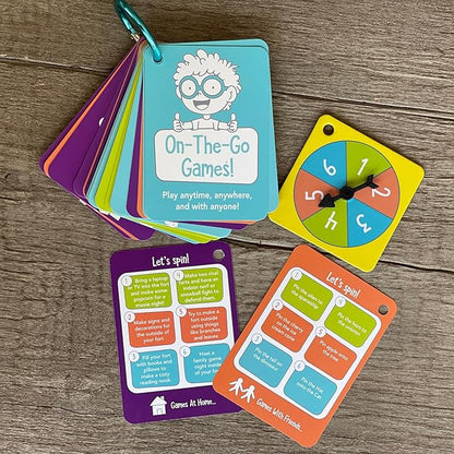 Open The Joy Waiting Games Grab n Go Pack - Endless Fun on The Go: Ultimate Screen-Free Entertainment for Kids - Ages 4+
