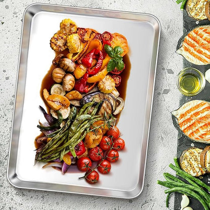 TeamFar Baking Sheet, 17.6’’ x 13’’ x 1’’ Stainless Steel Large Cookie Sheet
