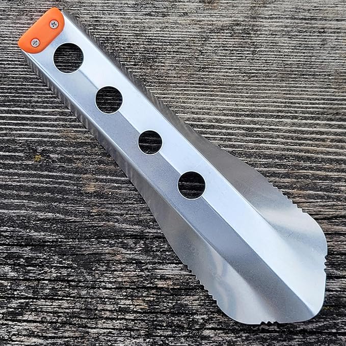 Ultralight Backpacking Trowel, 0.48 oz (13.5g) Orange