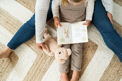 Slumberkins 14" Honey Bear Kin & 2 Board Books Complete Set Bundle | Promotes Gratitude, Respect & Sharing | Social Emotional Tools for Ages 0+ (Honey Bear Kin Plush + 2 Board Books)