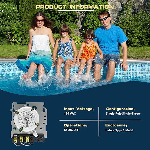 T101M Mechanical Time Switch, 24-Hour 120 V Mechanical Time Switch, Mechanism