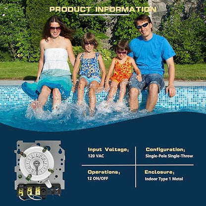 T101M Mechanical Time Switch, 24-Hour 120 V Mechanical Time Switch, Mechanism